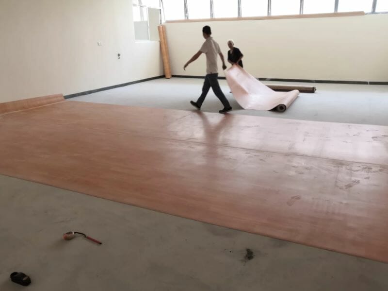 Woodlike Dance Flooring Rolls